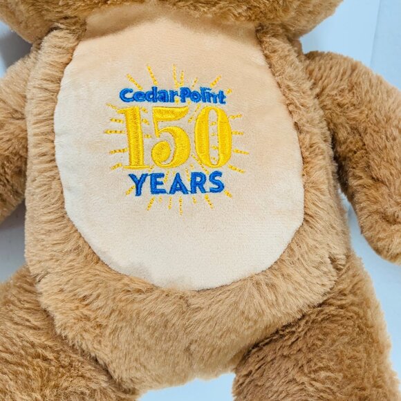 Cedar Point 150 Years Kellytoy Bear Plush Brown Stuffed Animal Souvenir Collect - Picture 6 of 12